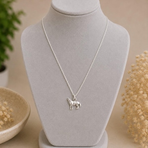 Howling Wolf Necklace, 20 inches - Silver - - LadybugfeetDesigns -