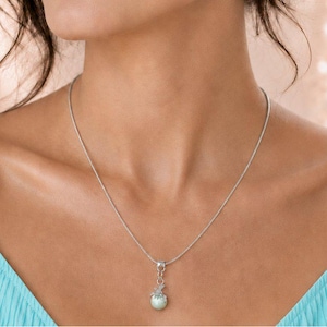 Sea Turtle Hatchling necklace, Sterling Silver - 24 inch - - LadybugfeetDesigns -
