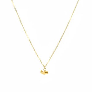 Whale necklace, Gold - 20 inch - - LadybugfeetDesigns -
