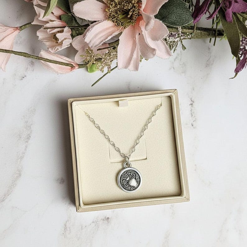 Double Sided Zodiac Coin Necklace, Silver - 24 inch - - LadybugfeetDesigns -