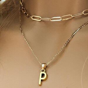 Paperclip Chain necklace, Gold - 18- 24 inch - - LadybugfeetDesigns -