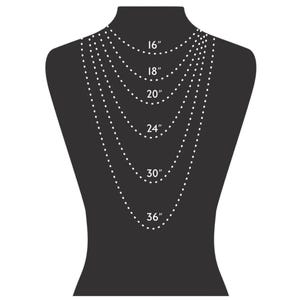 Two-Tone Paperclip & Initial Necklace Set - - LadybugfeetDesigns -