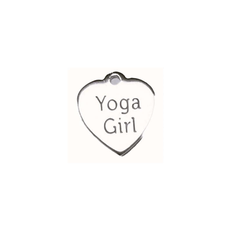 Yoga Girl Charm - - LadybugfeetDesigns -