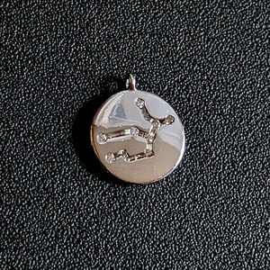 Zodiac Constellation Necklace, Silver - 12-24 inch - - LadybugfeetDesigns -