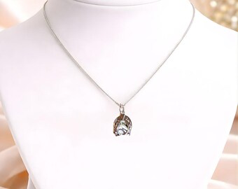 Horse Pendant charm necklace, Sterling Silver - 22 inch