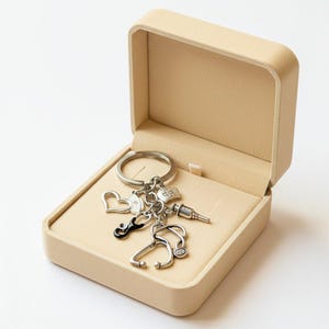 Nurse Keychain - - LadybugfeetDesigns -