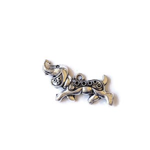 Large Fancy Dachshund/Weiner Dog Charm - - LadybugfeetDesigns -