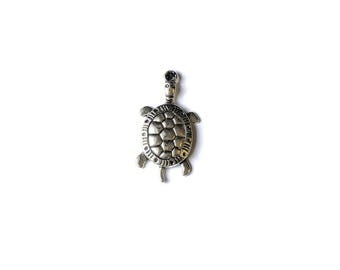 Silver Large Turtle/Tortoise Charm