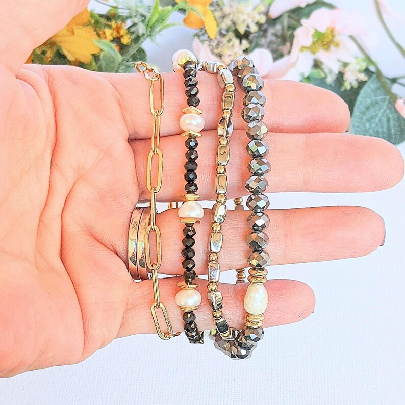 Elegant Energy Crystal Endless wrap bracelet - - LadybugfeetDesigns -