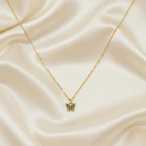 Celestial Butterfly necklace, Gold- 20 inch - - LadybugfeetDesigns -