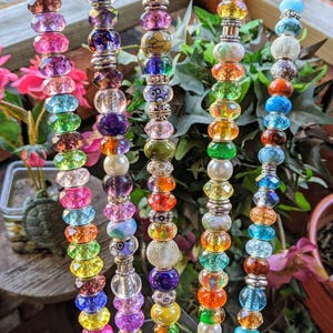 Gonk Gnome Garden Jewels/ Garden Suncatcher/ 12" or 24" Plant Stake - - LadybugfeetDesigns -