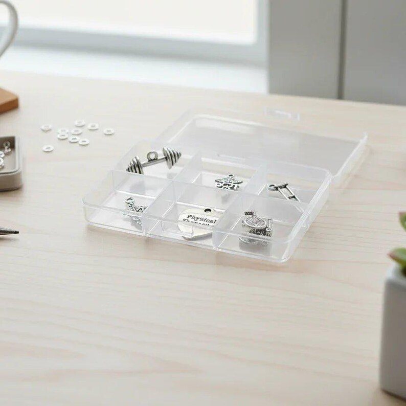 Physical Therapist Mini Charm Box - 6 pc., Silver - - LadybugfeetDesigns -