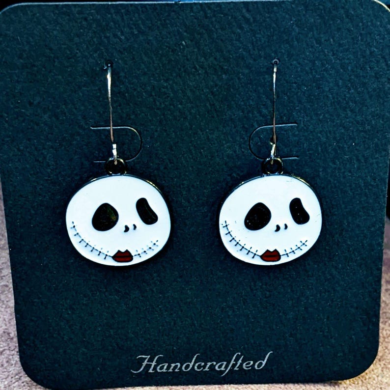 Jack Halloween Earrings 16 - - LadybugfeetDesigns -