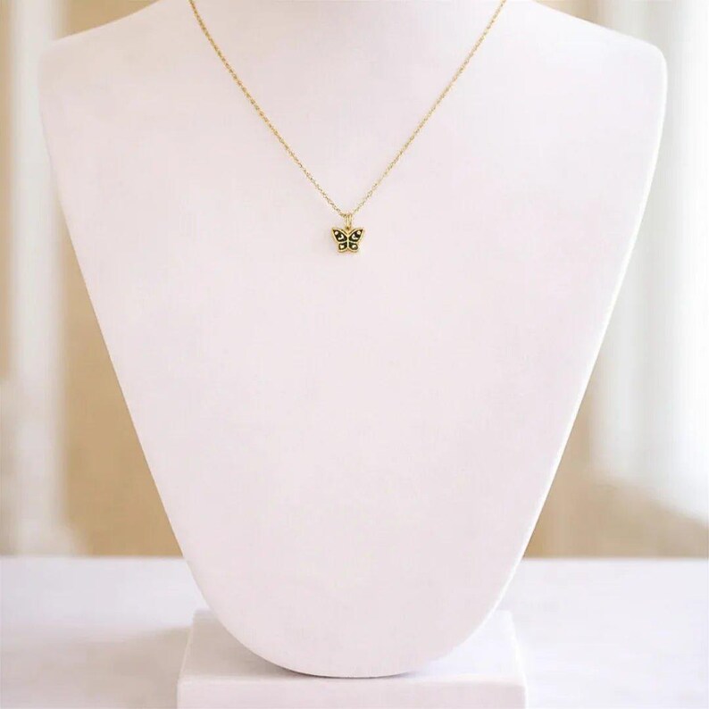 Celestial Butterfly necklace, Gold- 20 inch - - LadybugfeetDesigns -