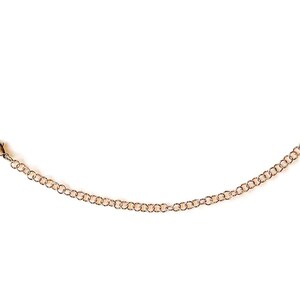 Rose Gold Small Rolo Charm Bracelet Base - D.i.y. - Build Your Charm Bracelet! - - LadybugfeetDesigns -