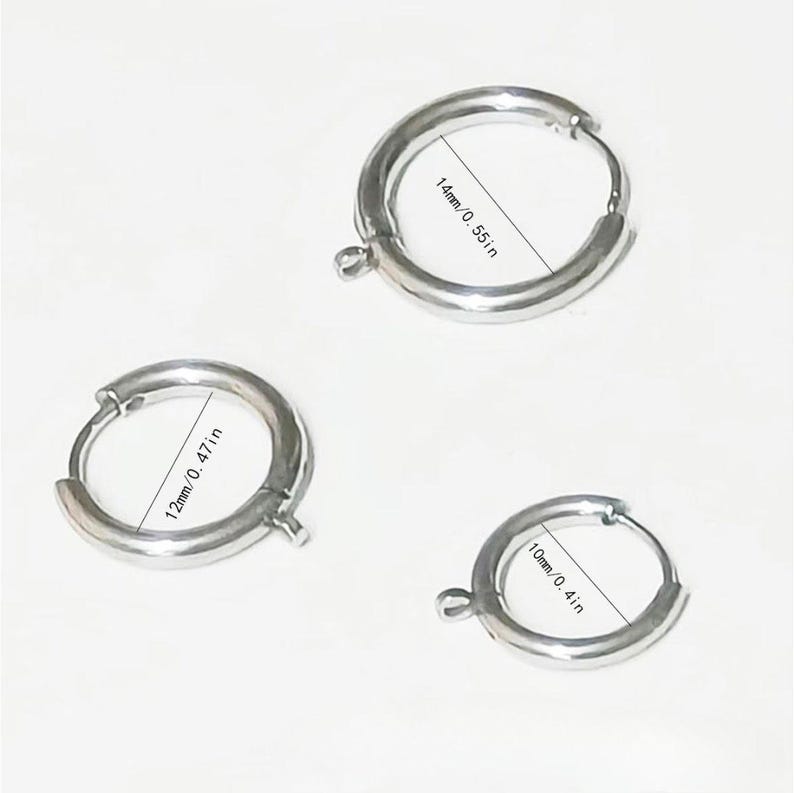 Filgree Leaf Hoop earrings, Silver - 10mm - - LadybugfeetDesigns -