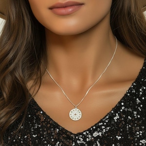 Zodiac Wheel Chart Necklace, Silver - Adjustable up to 24 inches - - LadybugfeetDesigns -