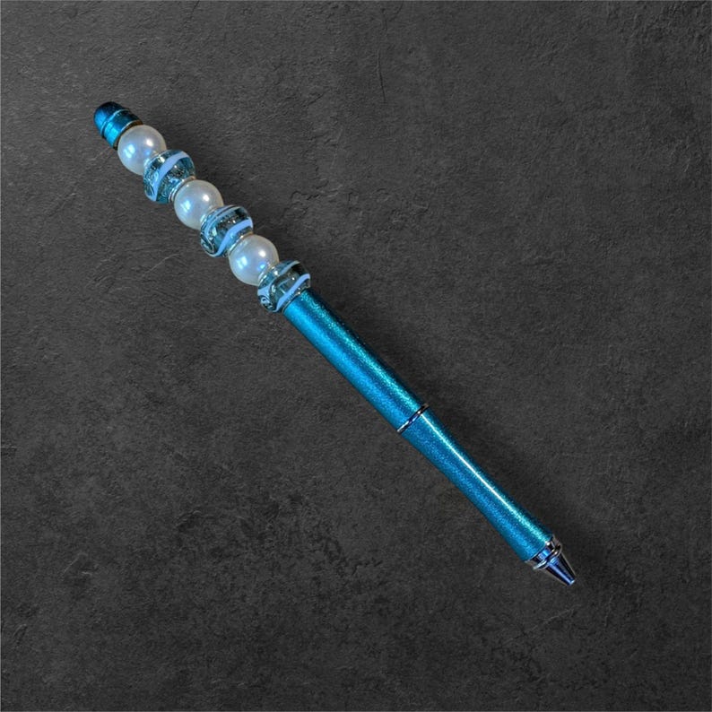 Ocean Foam Crystal Gift Pen - - LadybugfeetDesigns -