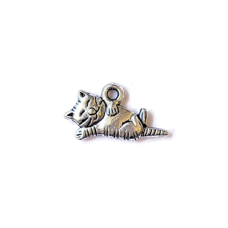 Playful Kitty Charm - - LadybugfeetDesigns -