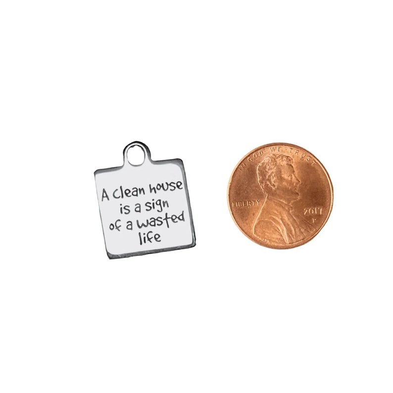 A Clean House... Charm - - LadybugfeetDesigns -