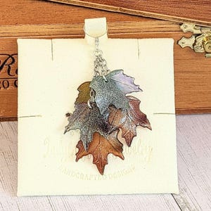 Maple Leaves Ear Cuff, Silver - - LadybugfeetDesigns -