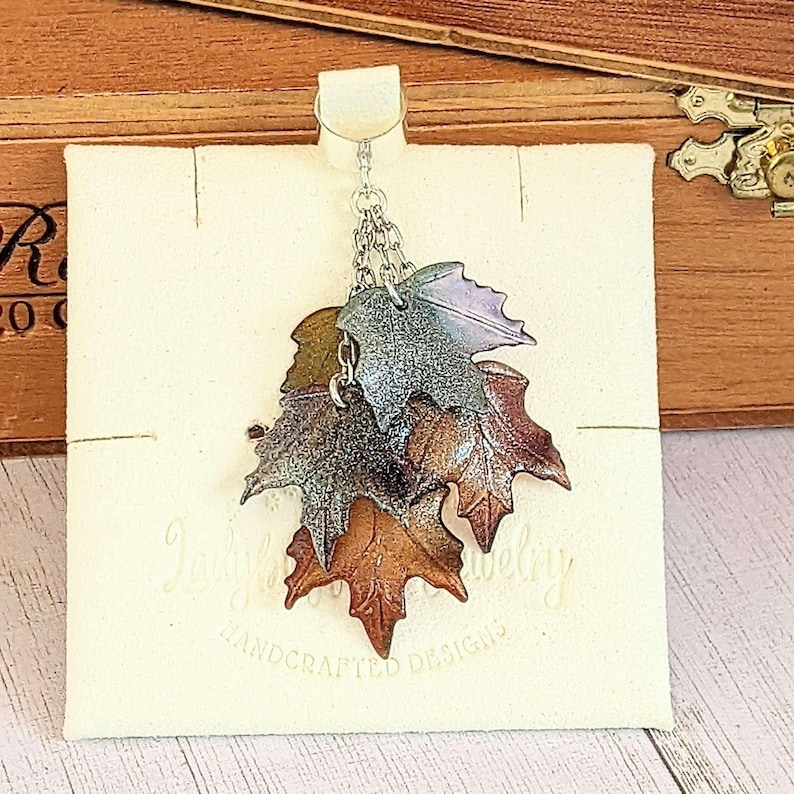 Maple Leaves Ear Cuff, Silver - - LadybugfeetDesigns -