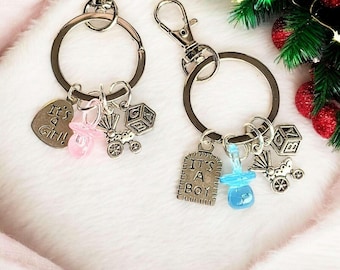 Its a Girl! /It's a Boy! Key Chain, Party Favor