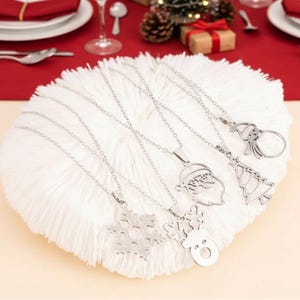 Christmas Necklace, Stainless Steel - 18 inch - Choose Yours!