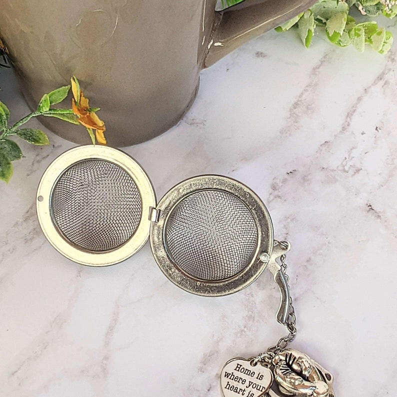 Manatee & Calf - Home is where your Heart is Tea Infuser Steeper - - LadybugfeetDesigns -