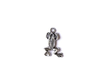 Pingente de Sapo Prateado