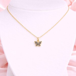 Celestial Butterfly necklace, Gold- 20 inch - - LadybugfeetDesigns -