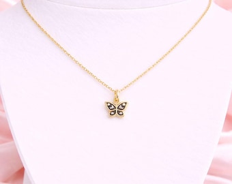 Celestial Butterfly necklace, Gold- 20 inch