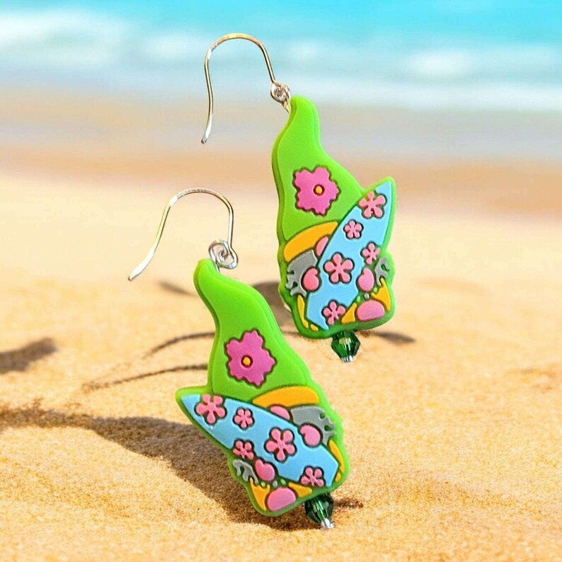 Gnome Theme Earrings II - - LadybugfeetDesigns -