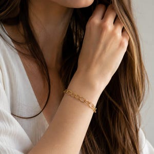 14K Gold PVD Charm Bracelet Base - D.i.y. - Build Your Charm Bracelet! - - LadybugfeetDesigns -
