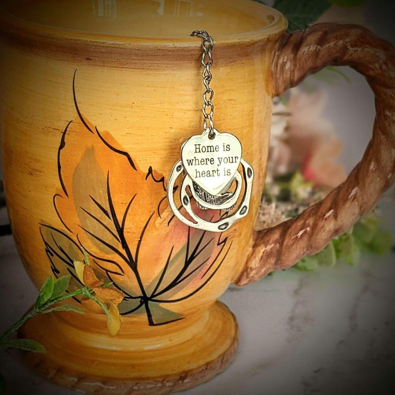 Manatee & Calf - Home is where your Heart is Tea Infuser Steeper - - LadybugfeetDesigns -
