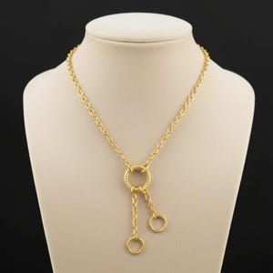 DIY Starter Charm Necklace, Gold - - LadybugfeetDesigns -