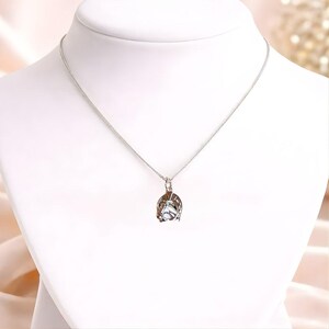 Horse Pendant charm necklace, Sterling Silver - 22 inch - - LadybugfeetDesigns -