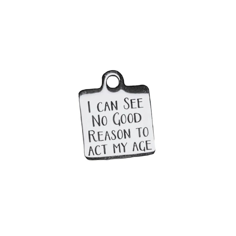 I Can See No Good Reason...Charm - - LadybugfeetDesigns -