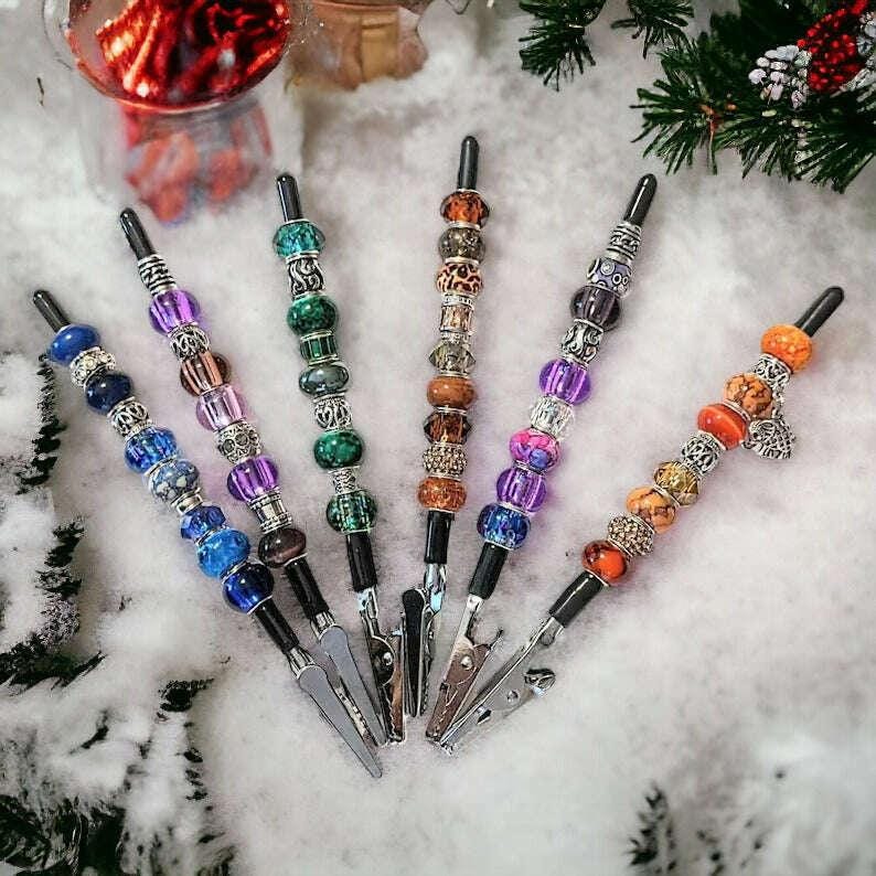 Silver Bracelet Helper-D.i.y.- Pick Your Colors! - - LadybugfeetDesigns -