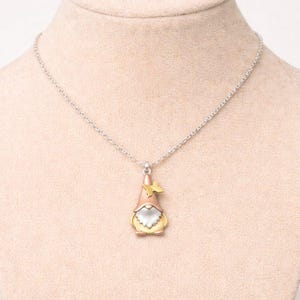 Boho Gnome Necklace, Silver - - LadybugfeetDesigns -