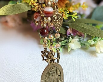 Fairy Door Purse Charm/Junk Journal Charm