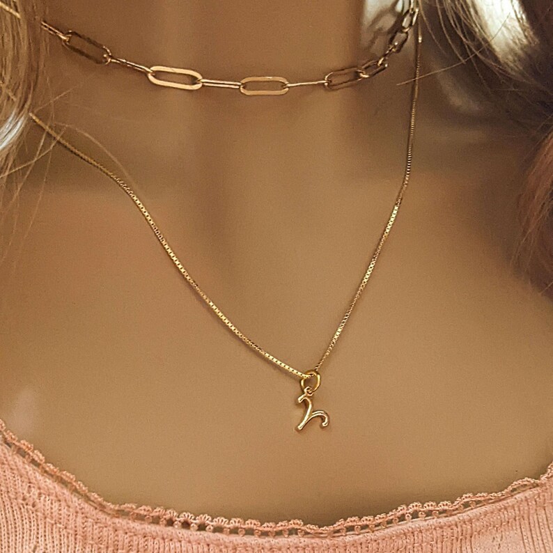 Paperclip Chain necklace, Gold - 18- 24 inch - - LadybugfeetDesigns -