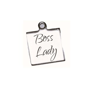 Boss Lady Charm - - LadybugfeetDesigns -