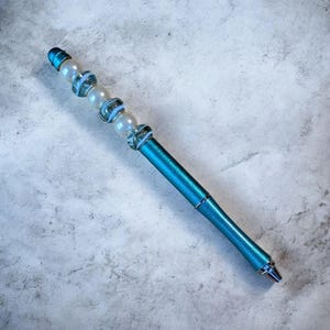 Ocean Foam Crystal Gift Pen - - LadybugfeetDesigns -