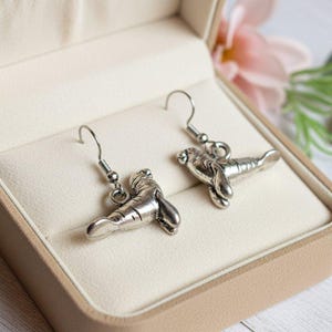 Manatee Stainless Steel hook earrings - - LadybugfeetDesigns -
