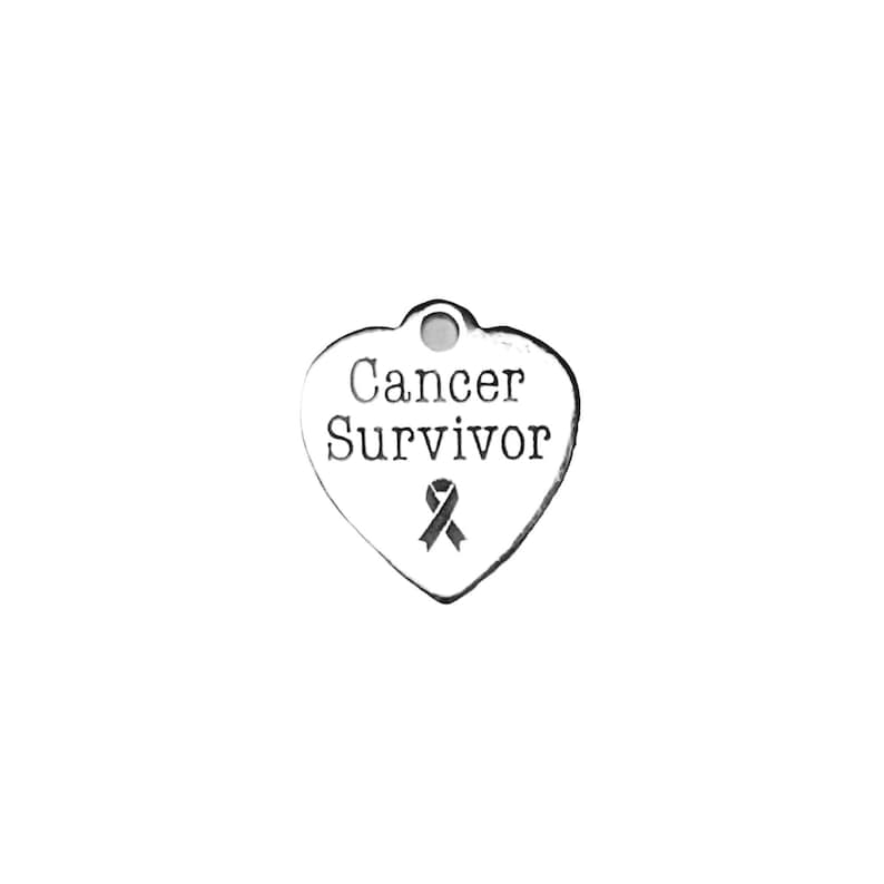 Cancer Survivor Charm - - LadybugfeetDesigns -