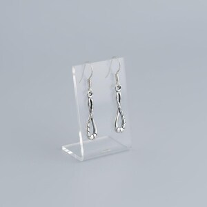 Infinity Symbol Sterling Dangle earrings - - LadybugfeetDesigns -