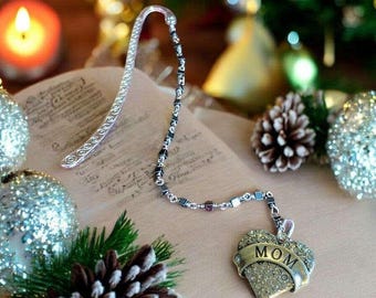 Mom Beaded Bookmark