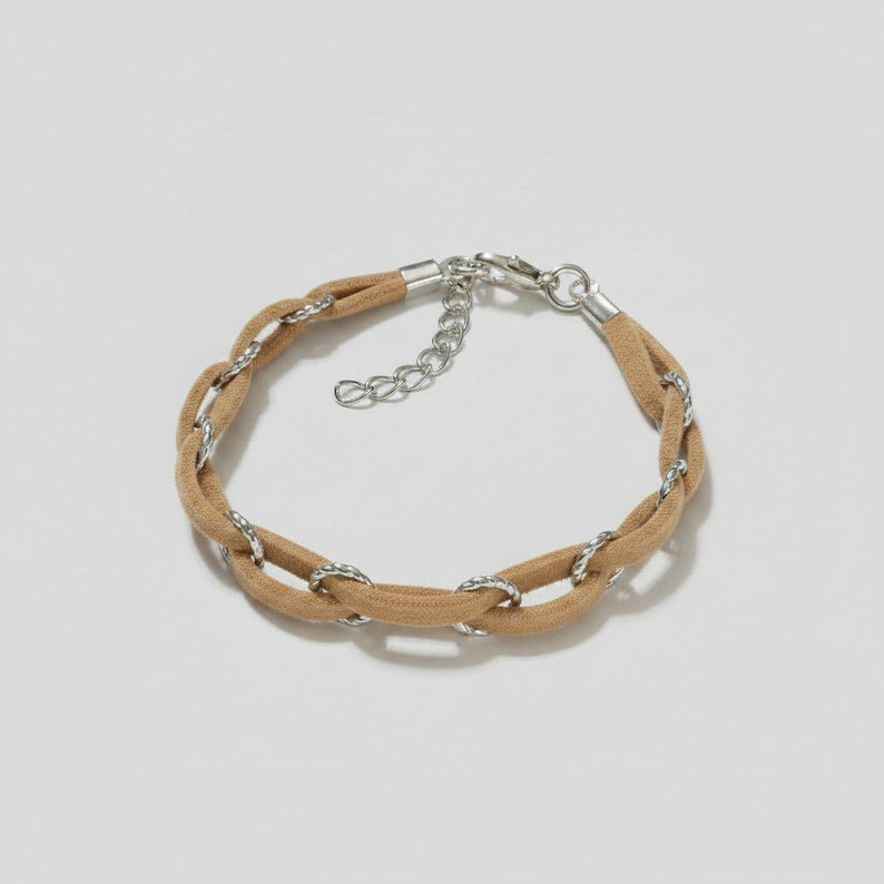 Braided Suede Bracelet - - LadybugfeetDesigns -