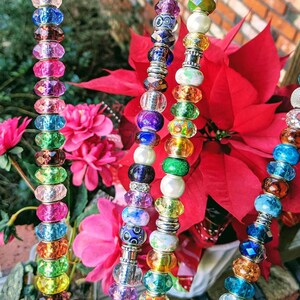 Gonk Gnome Garden Jewels/ Garden Suncatcher/ 12" or 24" Plant Stake - - LadybugfeetDesigns -